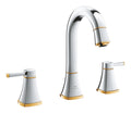 Grohe Lavabo Bataryası 3 Delikli Grandera L–Boyut Krom/Altın – 20619IG0