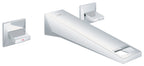 Grohe Allure Brilliant 3 Delikli Lavabo Bataryası 1/2" L-Boyut Krom – 20629000