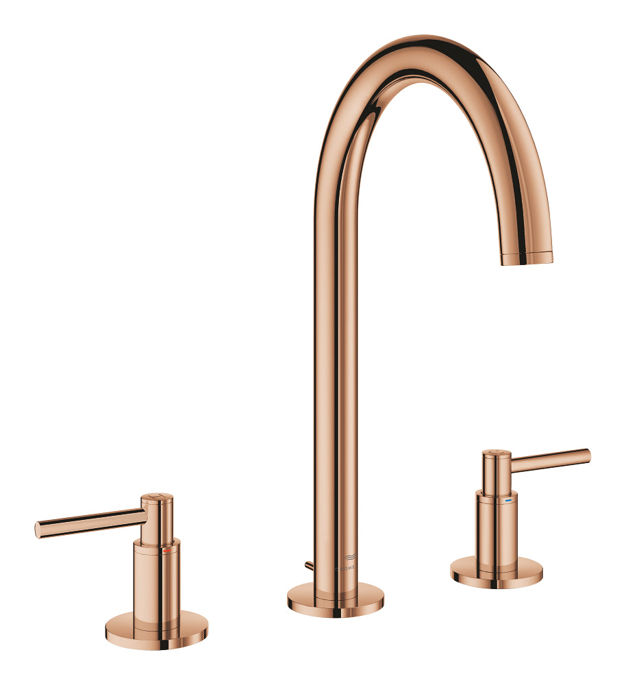Grohe Atrio 3 Delikli Lavabo Bataryası L-Boyut Warm Sunset – 20649DA0