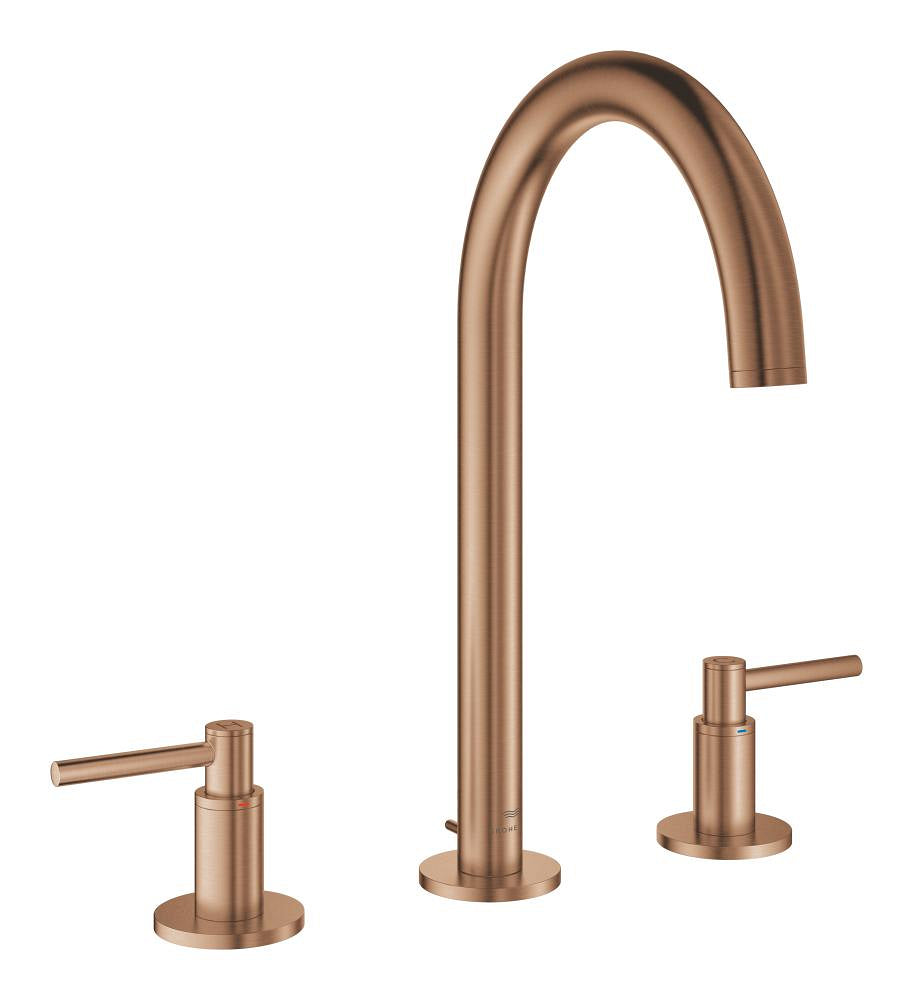 Grohe Atrio 3 Delikli Lavabo Bataryası L-Boyut Brushed Warm Sunset – 20649DL0
