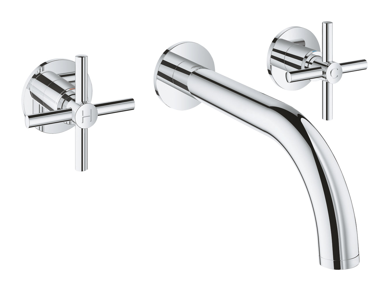 Grohe Atrio3 Delikli Duvardan Lavabo Bataryası M Boyut - 20661000