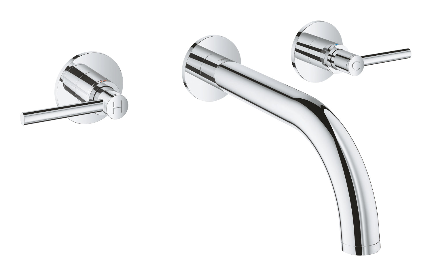 Grohe Atrio 3 Delikli Duvardan Lavabo Bataryası M-Boyut Krom – 20662000
