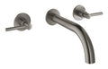 Grohe Atrio 3 Delikli Duvardan Lavabo Bataryası M-Boyut Brushed Hard Graphite - 20662AL0