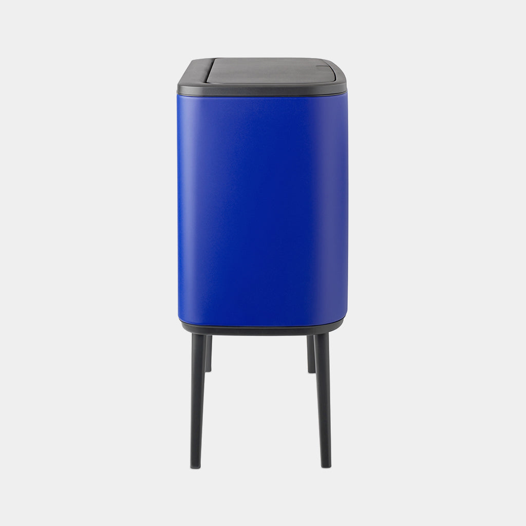 Brabantia Çöp Kutusu İki Bölmeli 11+23 litre Bo Touch Bin Mineral Powerful Blue   208348