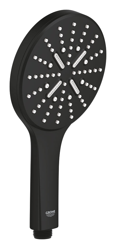 Grohe El Duşu 3 Akışlı 13 cm SmartActive Mat Siyah - 22127KF0