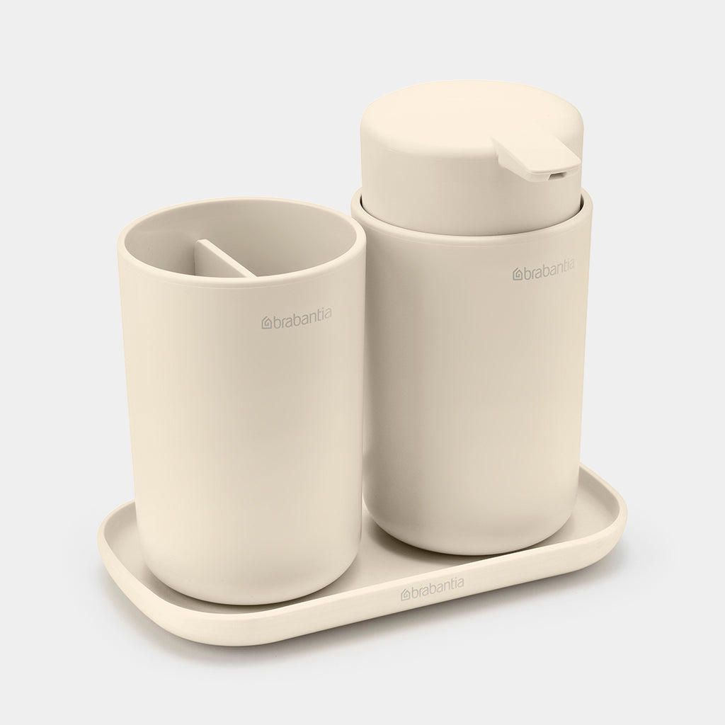Brabantia Renew 3 Parça Banyo Seti Soft Bej 223402
