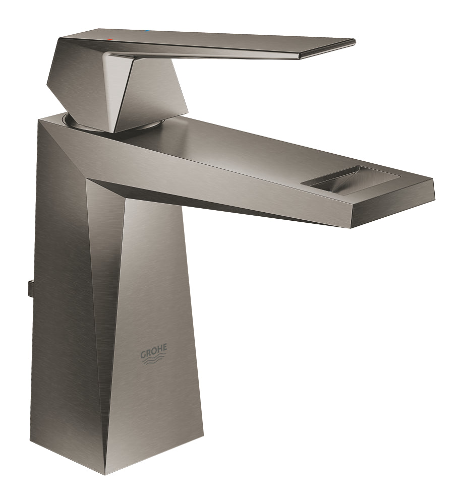 Grohe Allure Brilliant Tek Kumandalı Lavabo Bataryası M-Boyut Brushed Hard Graphite - 23029AL0