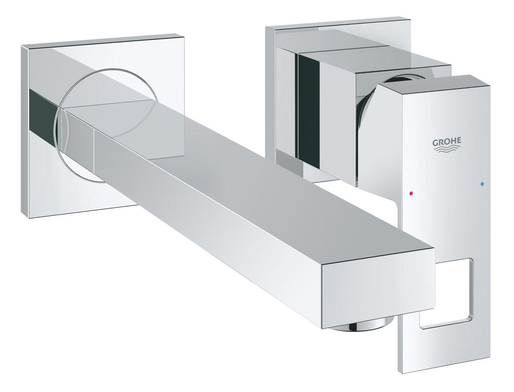 Grohe Eurocube İki Delikli Duvardan Lavabo Bataryası M-Boyut - 23447000