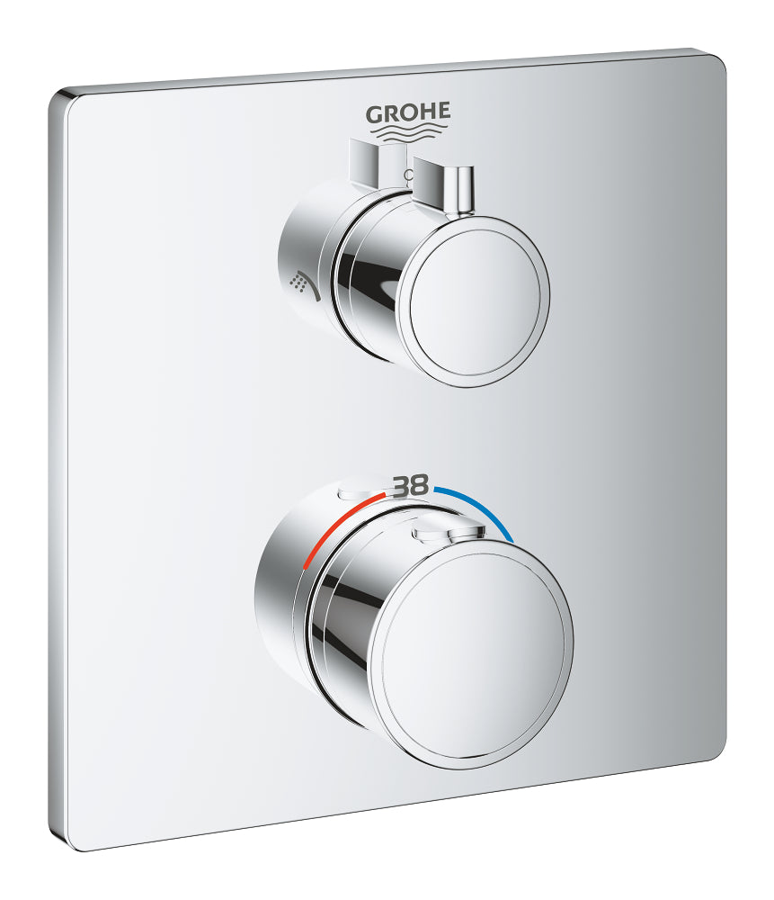 Grohe Grohtherm Termostatik Banyo Duş Bataryası 2 çıkışlı divertörlü- 24079000