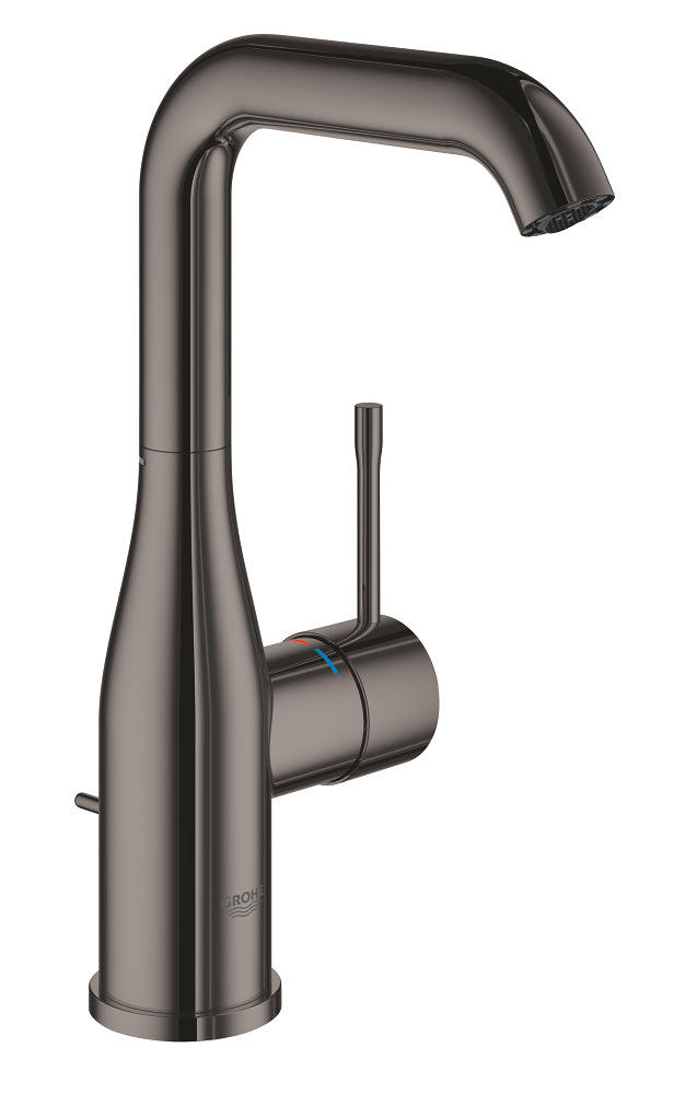 Grohe Essence Tek Kumandalı Lavabo Bataryası 1/2'' L Hard Graphite - 24174A01