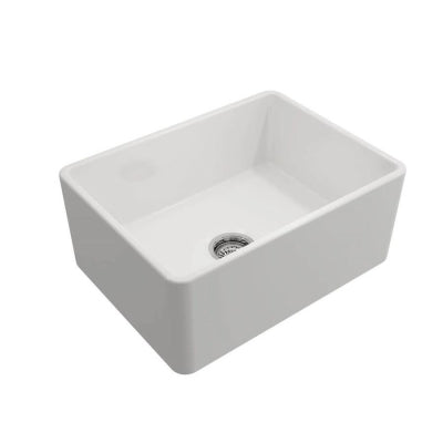 Bocchi Eviye Lavello 60 cm Country Parlak Beyaz Porselen