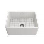 Bocchi Eviye Lavello 60 cm Country Parlak Beyaz Porselen