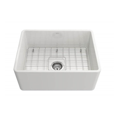 Bocchi Eviye Lavello 60 cm Country Parlak Beyaz Porselen