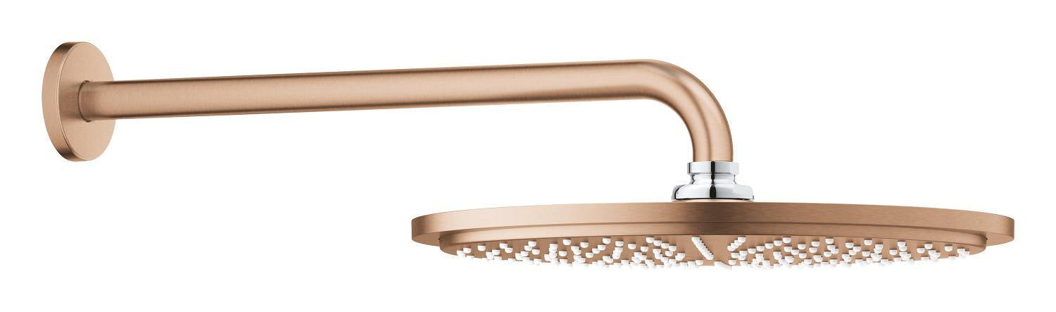 Grohe Rainshower Cosmopolitan Tepe Duşu ve Dirseği 38cm Brushed  Warm Sunset - 26066DL0