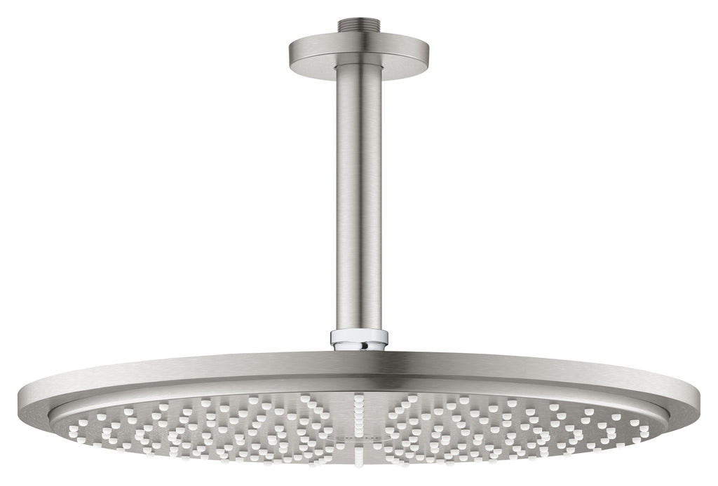 Grohe Tepe Duşu 31 cm + Tav. İniş 14 cm Super Steel - 26067DC0