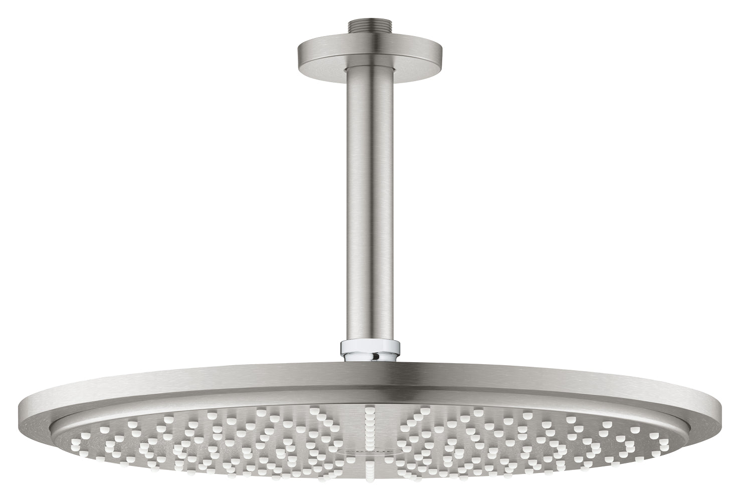 Grohe Tepe Duşu 31 cm + Tav. İniş 14 cm Super Steel - 26067DC0