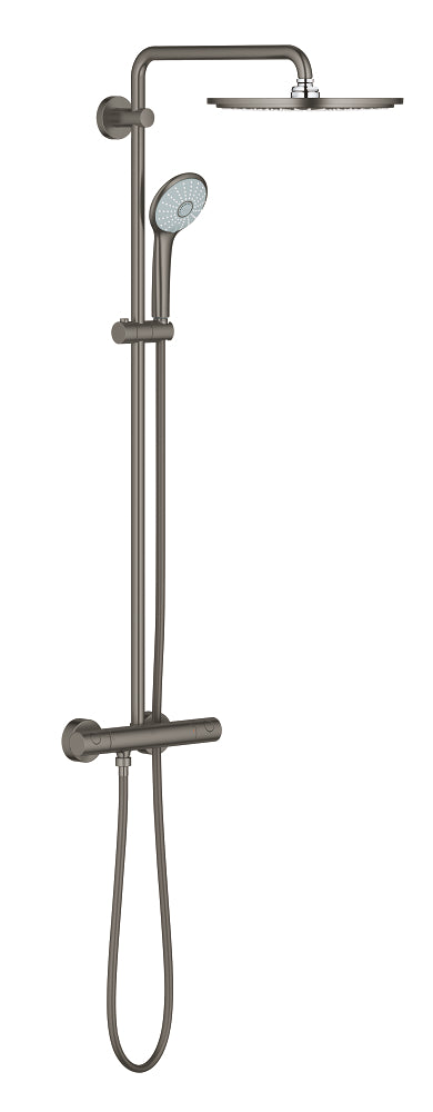 Grohe Euphoria System 310 Duvara Monte Termostatik Bataryalı Duş Sistemi Brushed Hard Graphite - 26075AL0