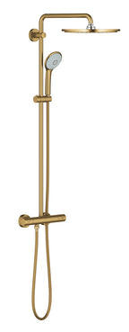 Grohe Euphoria System 310 Duvara Monte Termostatik Bataryalı Duş Sistemi Brushed Cool Sunrise - 26075GN0