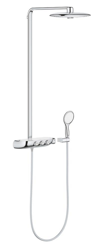 Grohe SmartControl 300 Termostatik Duş Bataryalı Borulu Duş Sistemi - 26250000