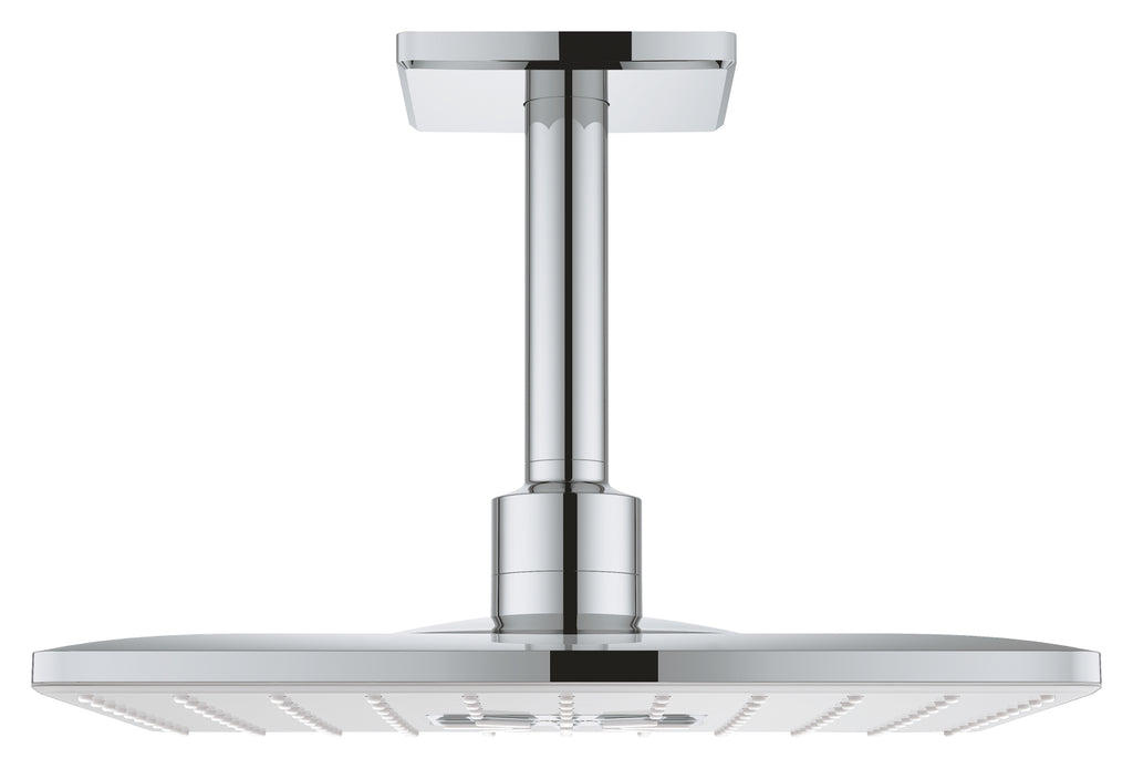 Grohe Rainshower Smartactive 310 Cube Tepe Duşu Seti 142 Mm, 2 Akışlı, Krom-Beyaz- 26481LS0