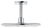 Grohe Rainshower Smartactive 310 Cube Tepe Duşu Seti 142 Mm, 2 Akışlı, Krom-Beyaz- 26481LS0