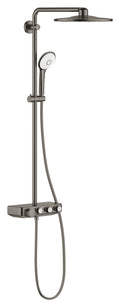 Grohe Euphoria Smartcontrol 310 Duo Duş Sistemi Duvara Monte Termostatik Bataryalı Duş Sistemi Brushed Hard Graphite - 26507AL0