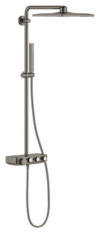 Grohe Euphoria Smartcontrol System 310 Cube Duo Duvara Monte Termostatik Bataryalı Duş Sistemi Brushed Hard Graphite - 26508AL0