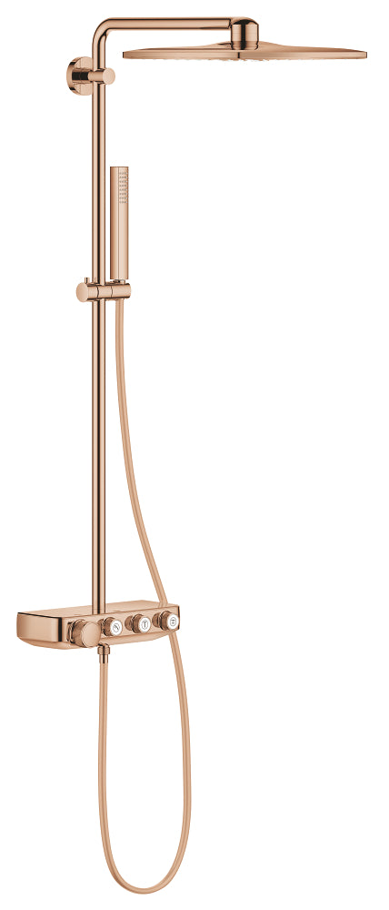 Grohe Euphoria Smartcontrol System 310 Cube Duo Duvara Monte Termostatik Bataryalı Duş Sistemi Warm Sunset - 26508DA0