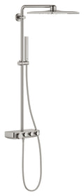 Grohe Euphoria Smartcontrol System 310 Cube Duo Duvara Monte Termostatik Bataryalı Duş Sistemi SuperSteel - 26508DC0