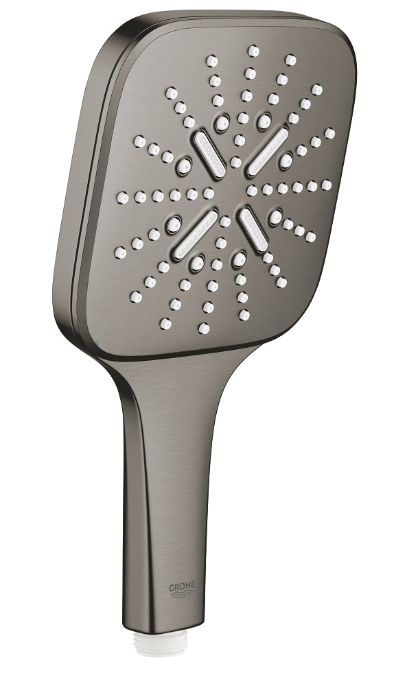 Grohe Rainshower Smartactive 130 Cube El Duşu 3 Akışlı Brushed Hard Graphite - 26582AL0
