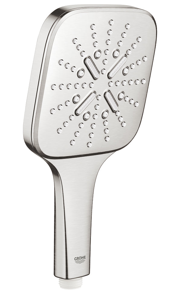 Grohe Rainshower SmartActive 130 Cube El Duşu 3 Akışlı SuperSteel – 26582DC0