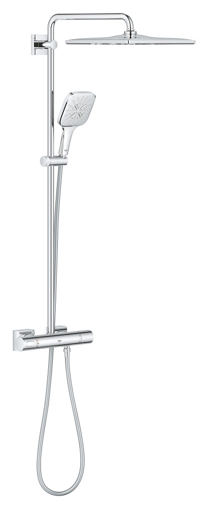 Grohe Rainshower Smartactive 310 Duvara Monte Termostatik Bataryalı Duş Sistemi - 26652000