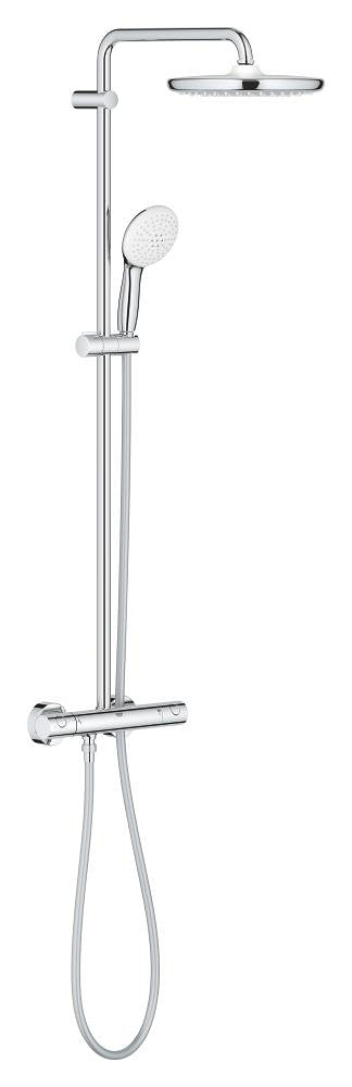 Grohe Tempesta System 250 Duvara Monte Termostatik Bataryalı Duş Sistemi Krom - 26670001