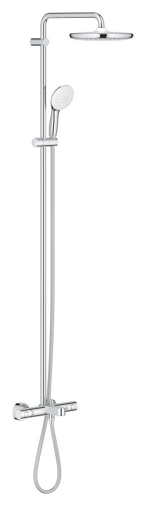 Grohe Tempesta System 250 Duvara Monte Termostatik Bataryalı Duş Sistemi - 26672001