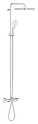 Grohe Tempesta System 250 Cube Duvara Monte Termostatik Bataryalı Duş Sistemi Krom - 26691001