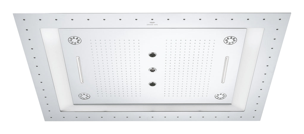 Grohe Rainshower Aqua 40″ AquaSymphony 6+ Akışlı ve Işıklı Tavan Duşu Krom – 26863000