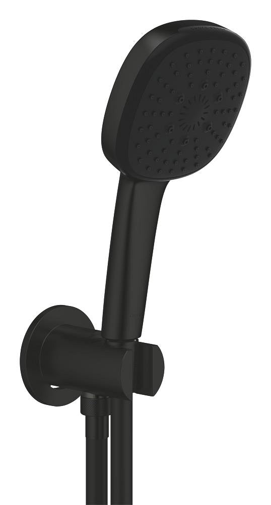 Grohe Tempesta Cube 110 Su Çıkış Dirsekli El Duşu Seti 3 Akışlı Rain,Jet,Masaj – Mat Siyah 269102433