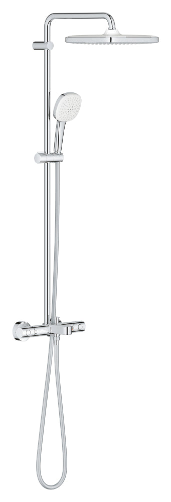 Grohe Tempesta System 250 Cube Duvara Monte Termostatik Bataryalı Duş Sistemi - 26975001