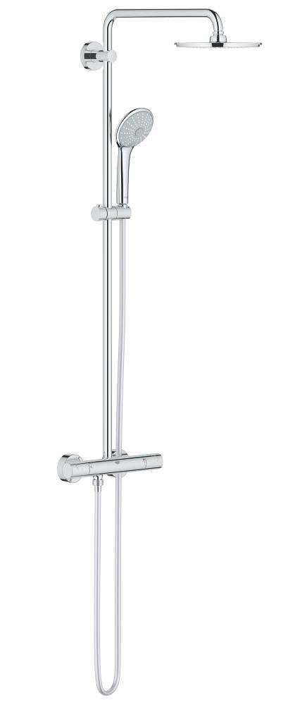 Grohe Duş Batarya Seti Termostatik Tepe + El Duşlu Krom- 27964000