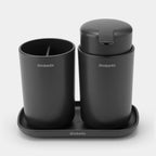 Brabantia Renew 3 Parça Banyo Seti Dark Grey 280368