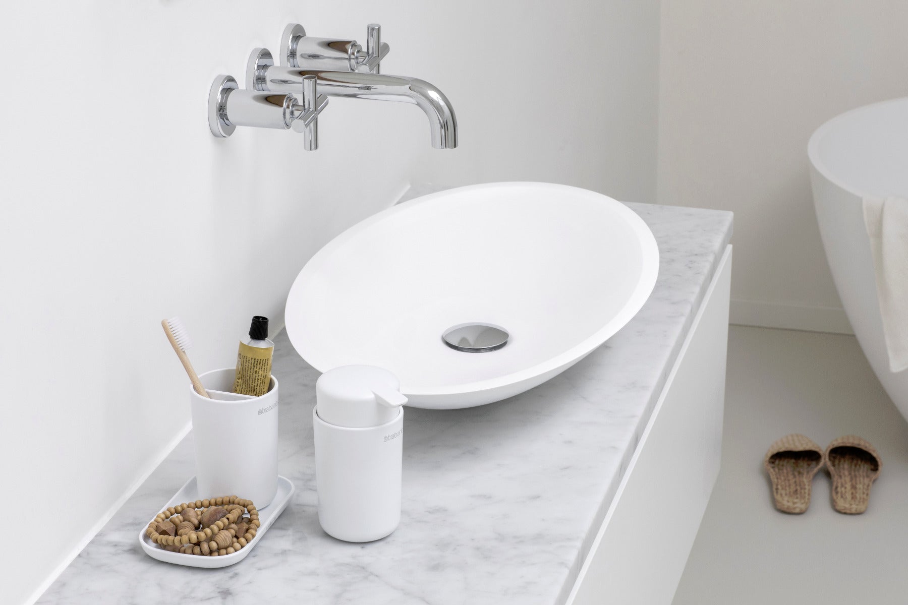 Brabantia Renew 3 Parça Banyo Seti Beyaz 280382