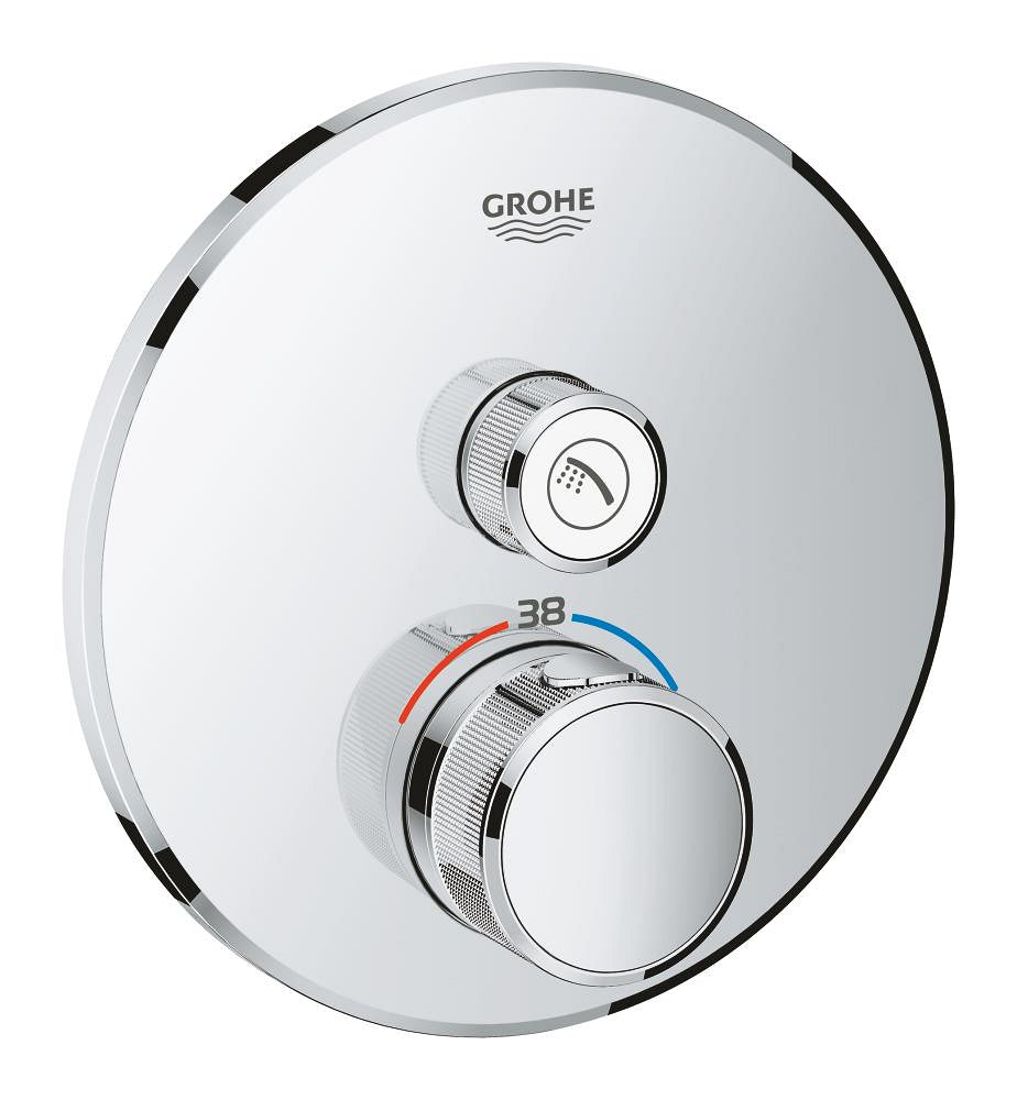 Grohe Ankastre Term. Banyo Bat. 1 Çık. SmartControl Krom-29118000