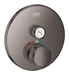 Grohe Grohtherm Smartcontrol Tek Valfli Akış Kontrollü, Ankastre Termostatik Duş Bataryası Hard Graphite - 29118A00
