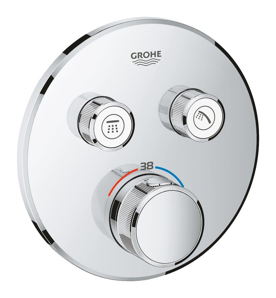 Grohe Grohtherm Smartcontrol Çift Yönlü Ankastre Termostatik Duş Bataryası - 29119000
