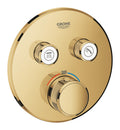 Grohe Grohtherm Smartcontrol Çift Valfli Akış Kontrollü, Ankastre Termostatik Duş Bataryası Cool Sunrise - 29119GL0