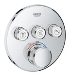 Grohe SmartControl Üç Yollu Yön Değiştiricili Ankastre Termostatik Duş Bataryası - 29121000