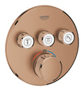 Grohe Grohtherm Smartcontrol Üç Valfli Akış Kontrollü, Ankastre Termostatik Duş Bataryası Brushed  Warm Sunset - 29121DL0