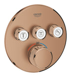 Grohe Grohtherm Smartcontrol Üç Valfli Akış Kontrollü, Ankastre Termostatik Duş Bataryası Brushed  Warm Sunset - 29121DL0