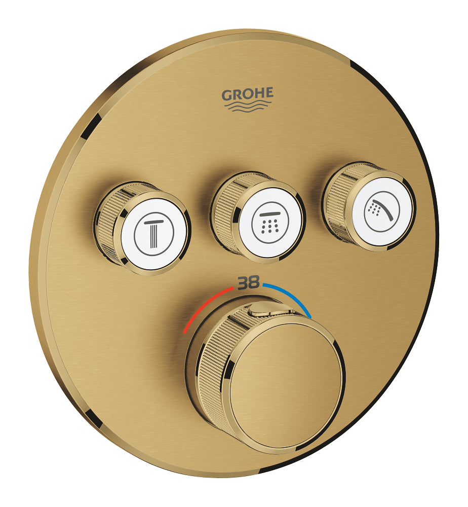 Grohe Ankastre Term. Banyo Bat. 1 Çık. SC Brushed Cool Sunrise - 29121GN0
