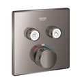 Grohe Grohtherm Smartcontrol Çift Valfli Akış Kontrollü, Ankastre Termostatik Duş Bataryası Hard Graphite -29124A00
